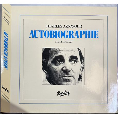 CHARLES AZNAVOUR - AUTOBIOGRAPHIE PLAK