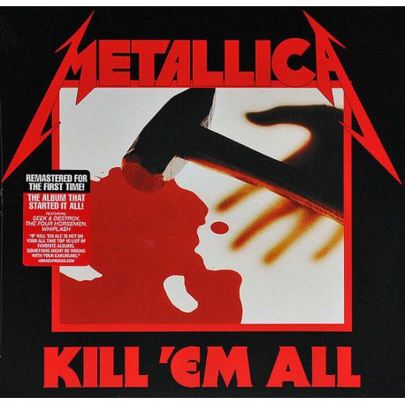 METALLICA - KILL 'EM ALL PLAK