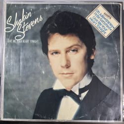 SHAKIN STEVENS - GIVE ME YOUR HEART TONIGHT PLAK