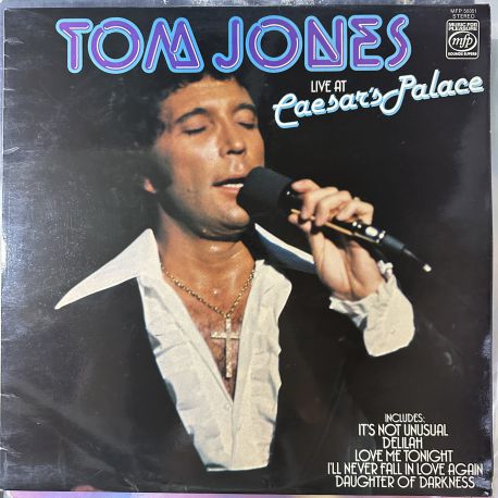 TOM JONES - LIVE AT CAESAR'S PALACE PLAK