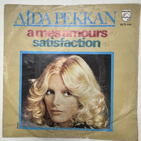 AJDA PEKKAN -  A MES AMOURS / SATISFACTION 45'LİK PLAK