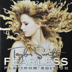 TAYLOR SWIFT - FEARLESS (PLATINUM EDITION) PLAK